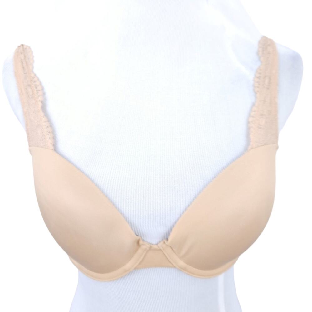 DKNY Bra 32D Beige Neutral Underwire Bra Excellent Condition Bra
